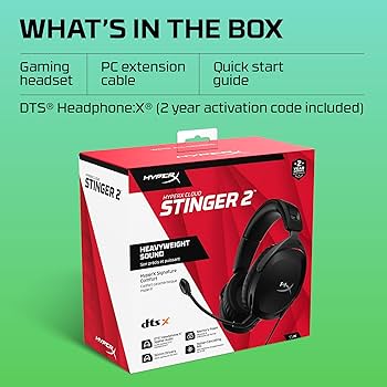 Amazon.com: HyperX Cloud Stinger 2 – Wired PC Gaming Headset