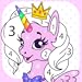 Unicorn Color By Number