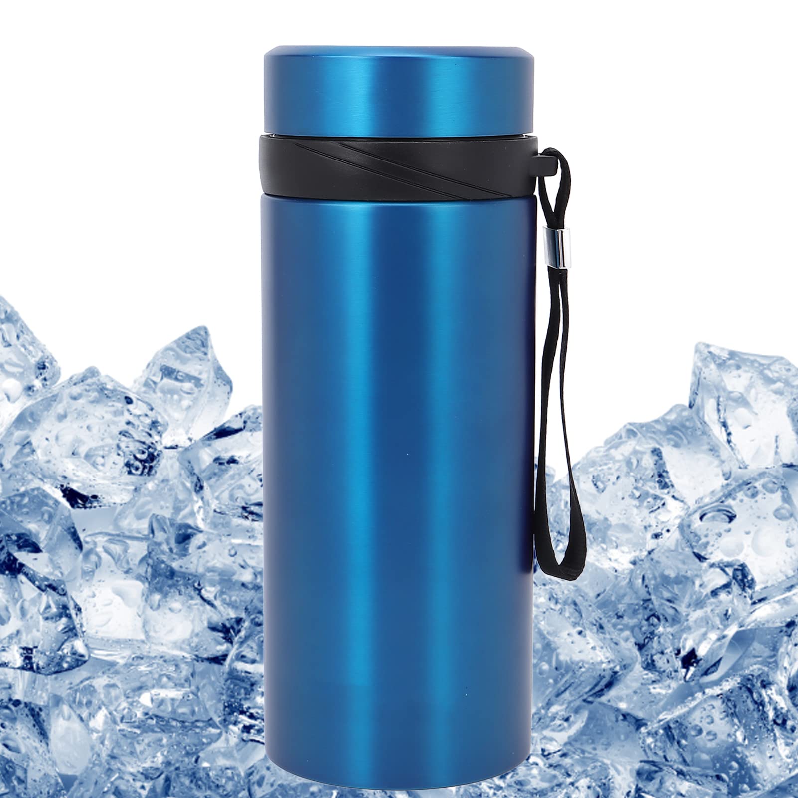 Sonew Refrigerador de Coche Azul, Mini Nevera Portátil de Insulina para Viajes Y Negocios, Cajas Frías con Cable USB Y Congelación de Hielo para Camping Y Senderismo