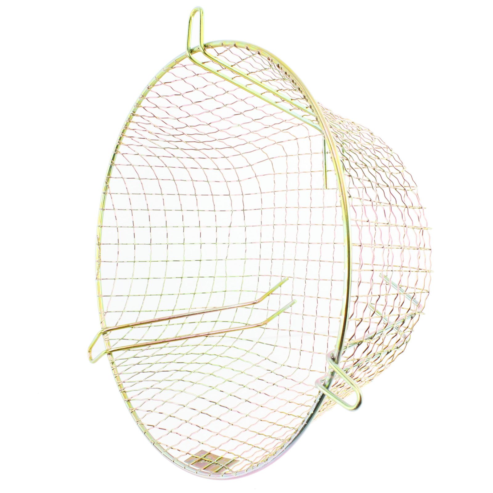 Spares2go Universal Zinc Coated Terminal Guard Round Boiler Flue Cage (10'' / 255Mm)