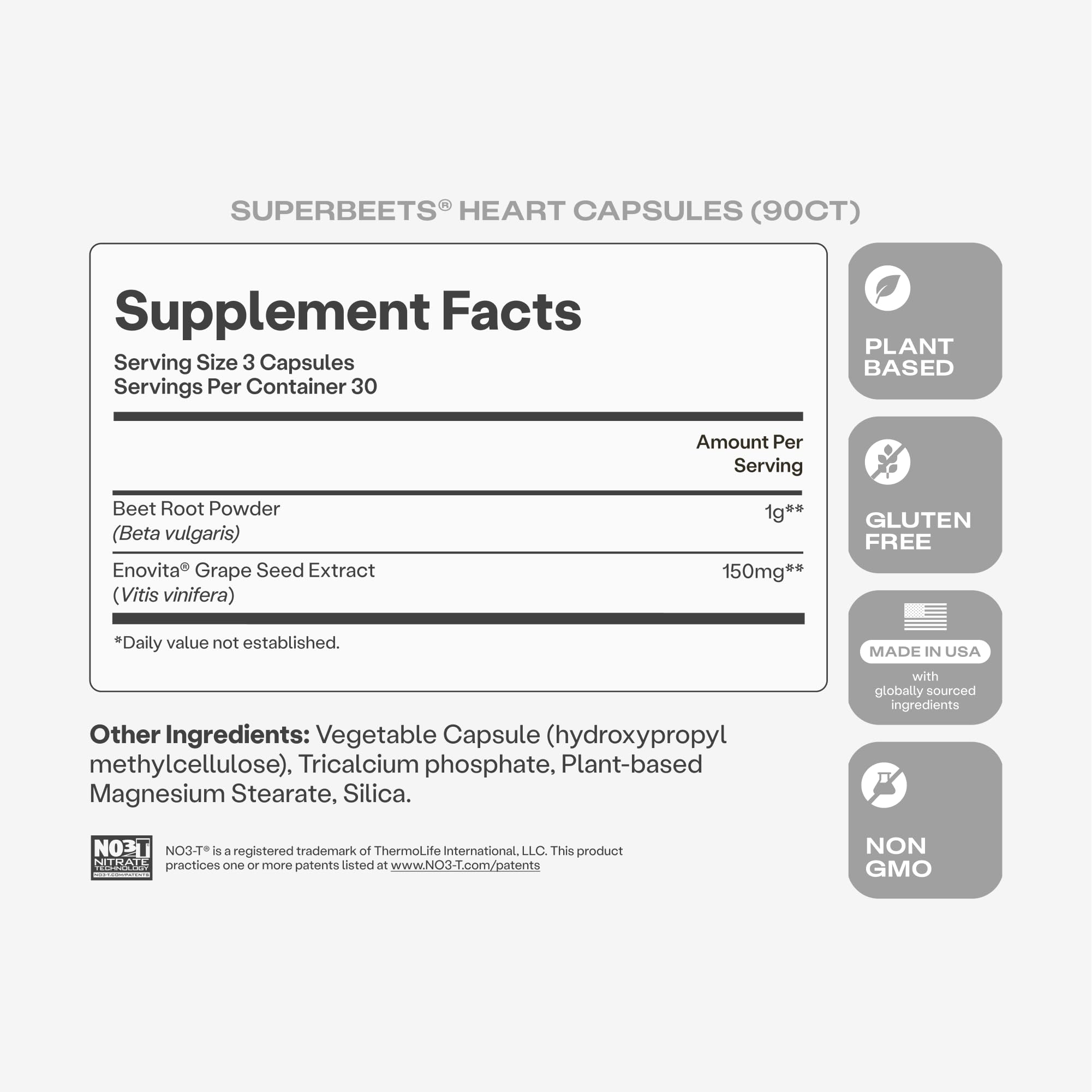 Humann SuperBeets Beet Root Capsules Quick Release 1000mg, 90 Ct — Amazon image 9