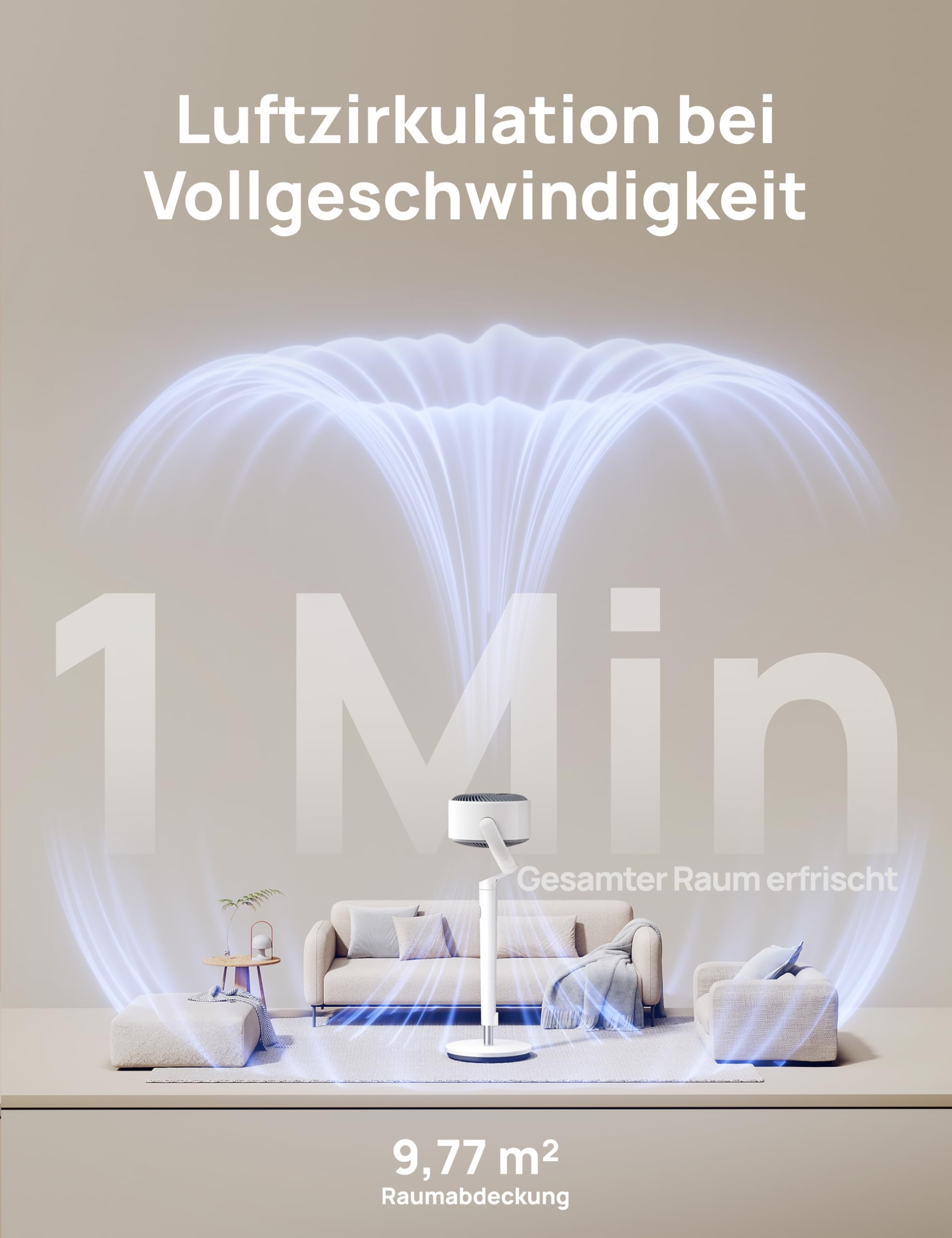 Dreo Smart Standventilator mit RGB Light – Bild 4
