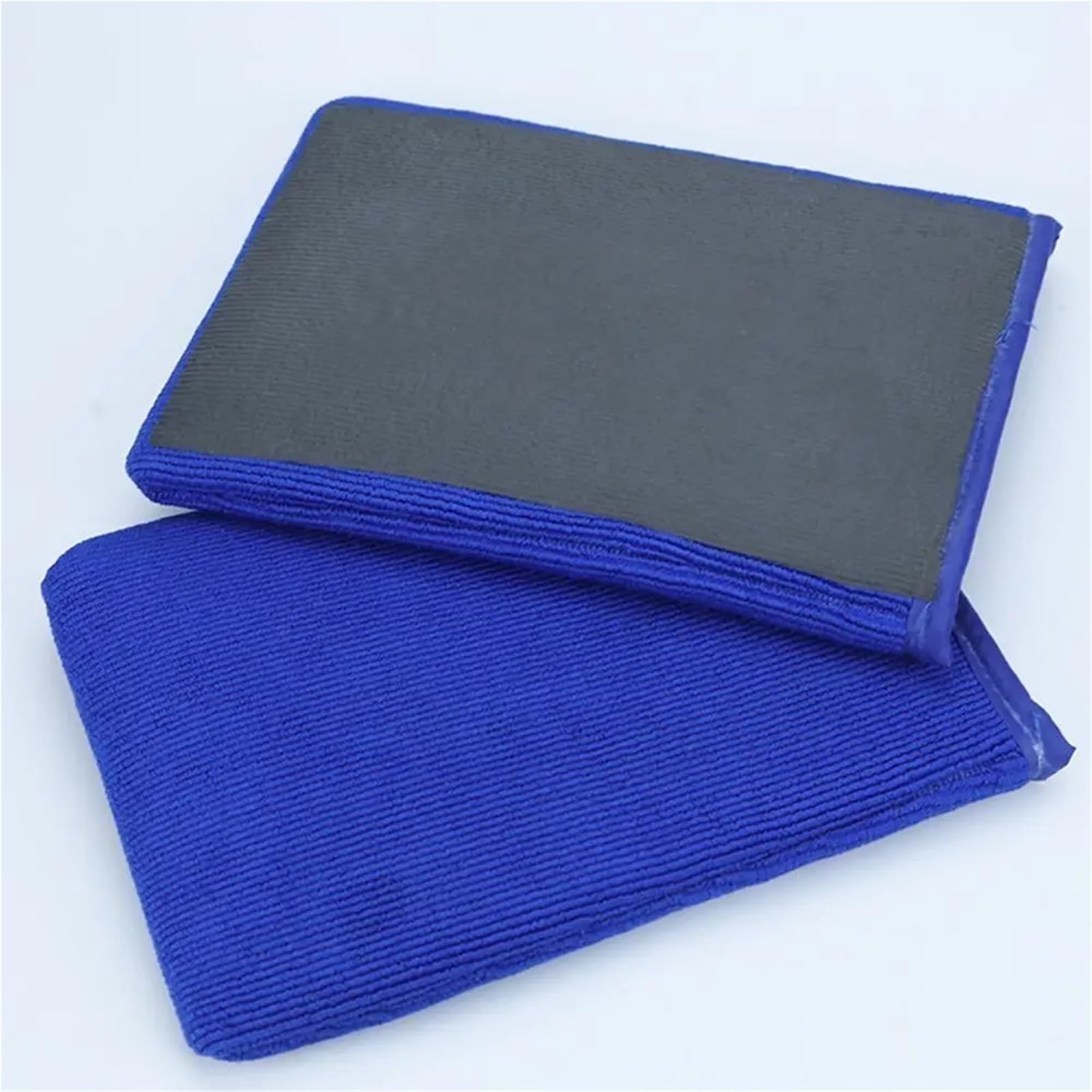Barra Di Argilla for Autolavaggio Con Fango Vulcanico Da 2 Pezzi | Guanto in spugna di microfibra blu