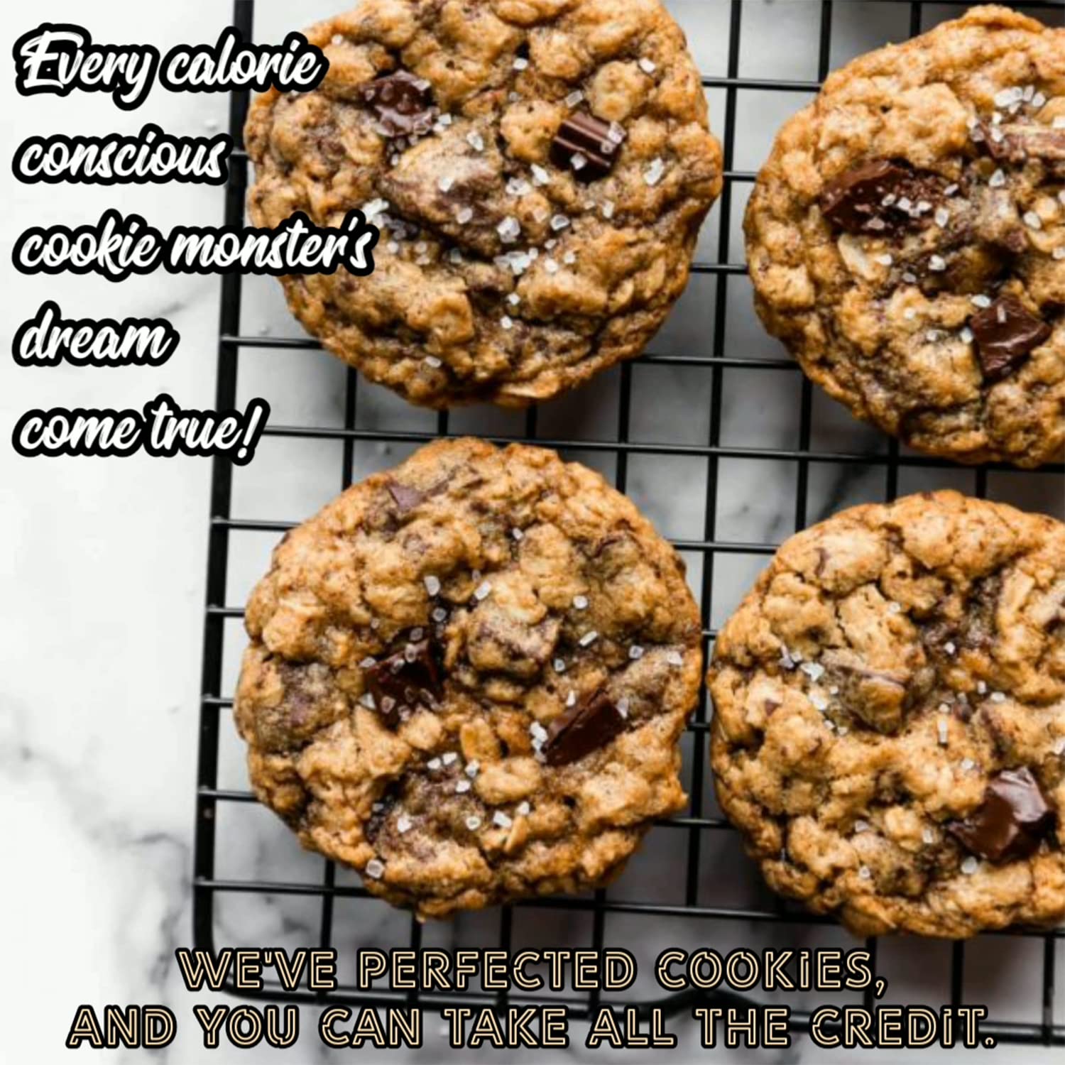 Cocosutra Cookie Dough Mix - Whole Wheat Oatmeal Chocolate Chunk | with natural ingredients| 3 Easy Steps for Perfect Cookies - Whisk, Scoop & Bake | Instant Baking Mix | 220 g - Image 4 thumbnail