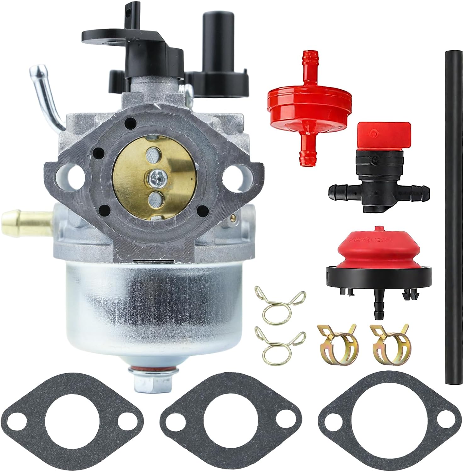 38515 Carburetor Replacement for Toro 38516 38517 38518 38600 38601 38602 38603 38584 38581 38583 38583 221QR 210R 221QE 221R 21" 141cc Snow Blower with Gaskests