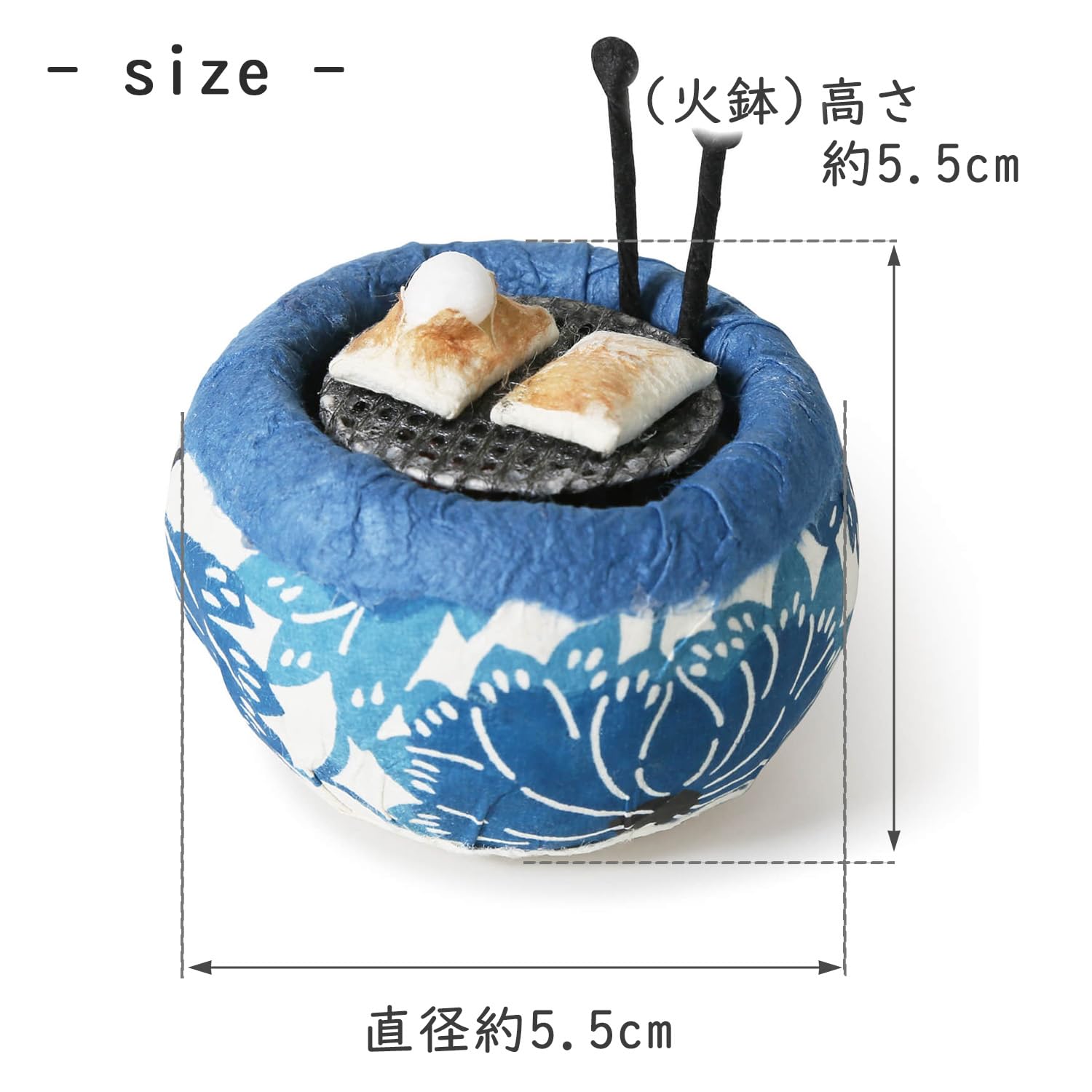 Amazon.co.jp: めでたや遊び 火鉢ともち ミニチュア レトロ インテリア 