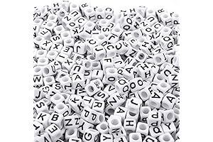 Augshy White Letter Beads: Craft Your Dream Jewelry Masterpieces