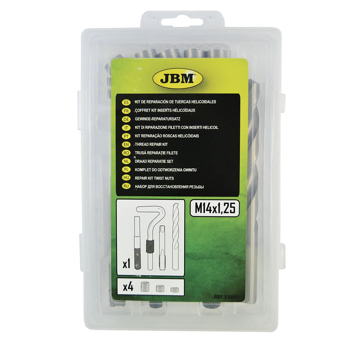 KIT DE REPARACIÓN DE TUERCAS HELICOIDALES M14x1,25