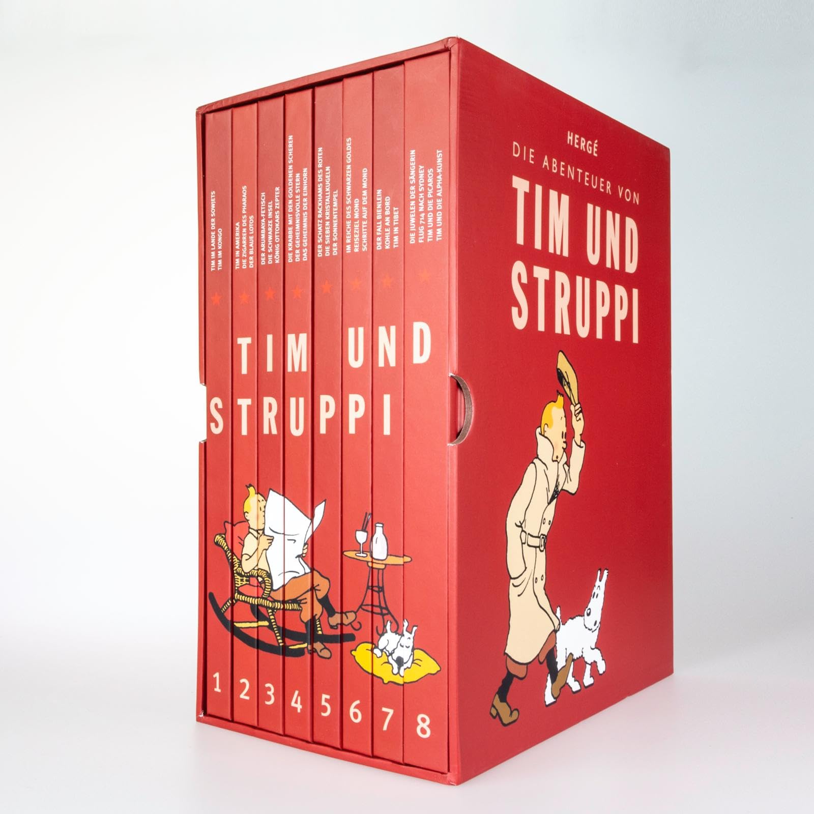 Tim und Struppi: Gesamtausgabe: Alle Comics des zeitlosen Abenteuer-Klassikers als Hardcover-Editionen im hochwertigen Schuber
