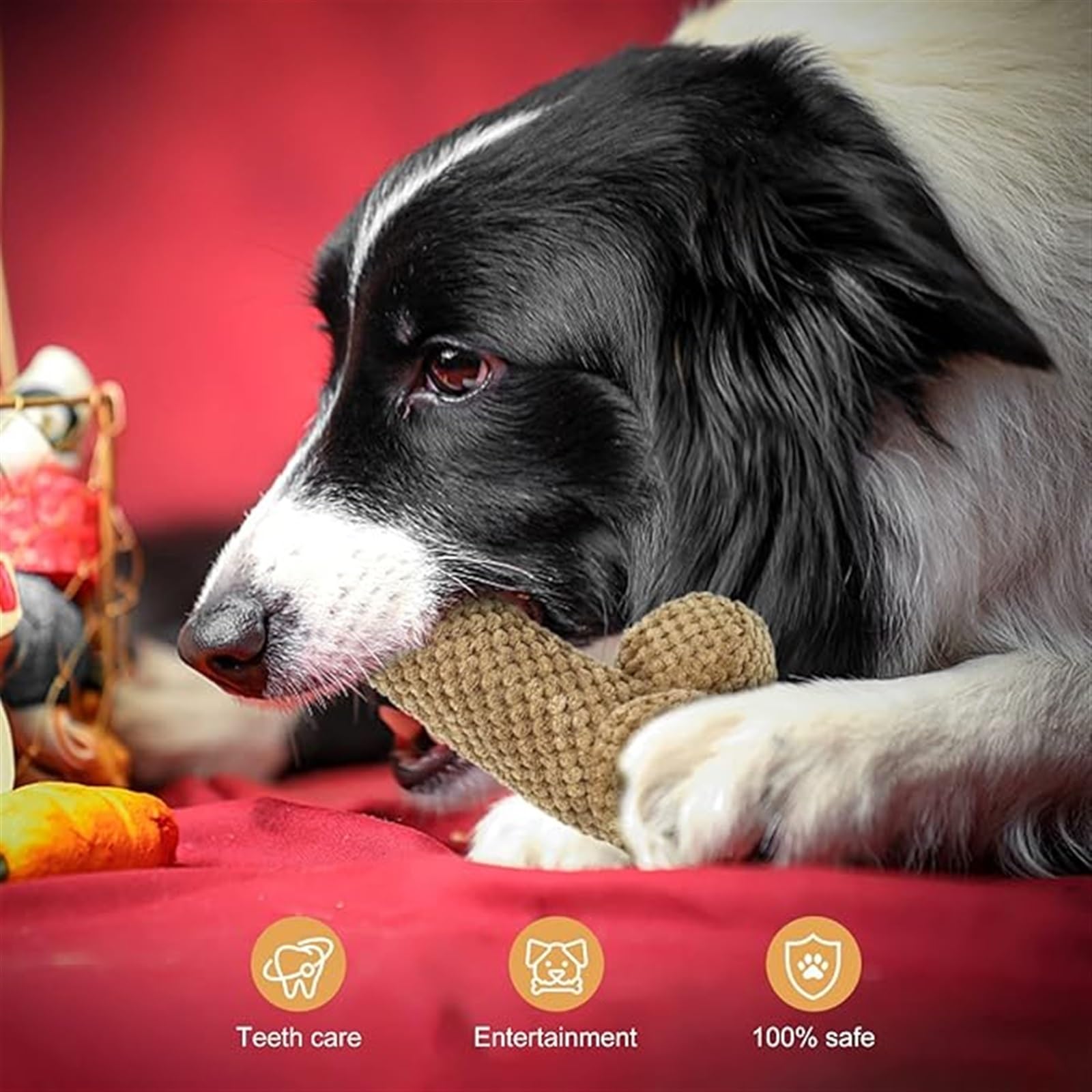Psyfwznkny Penis Bone Indestructible Dog Toy, Durable Sexy Stuffed