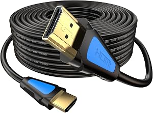 Long HDMI Cable 40 ft,2.0 HDMI 40 Feet Gold-Plated Supports 4K@60HZ,18Gbps,HDR,ARC,Ultra HD,3D,1080P.