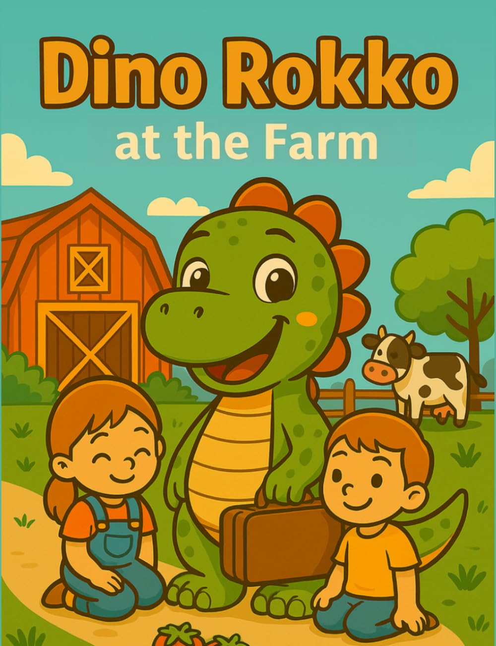 Dino Rokko at the Farm: An Adventure with Rokkobertus, the Little Dinosaur
