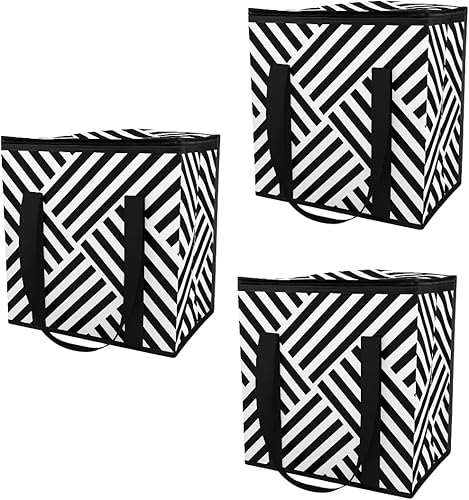 Miniatura 17 de DURASACK Bolsa de Entrega de Alimentos con Aislamiento Mediano – 13"x7"x13" Bolsa Térmica Reutilizable para Comidas Calientes y Frías – Portador de