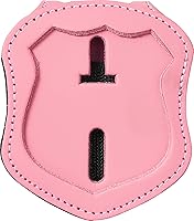 Vista 1 de Perfect Fit Shield Wallets NYPD Patrol - Soporte para cinturón con bolsillo y cadena (Cutout PF145), cuero rosa