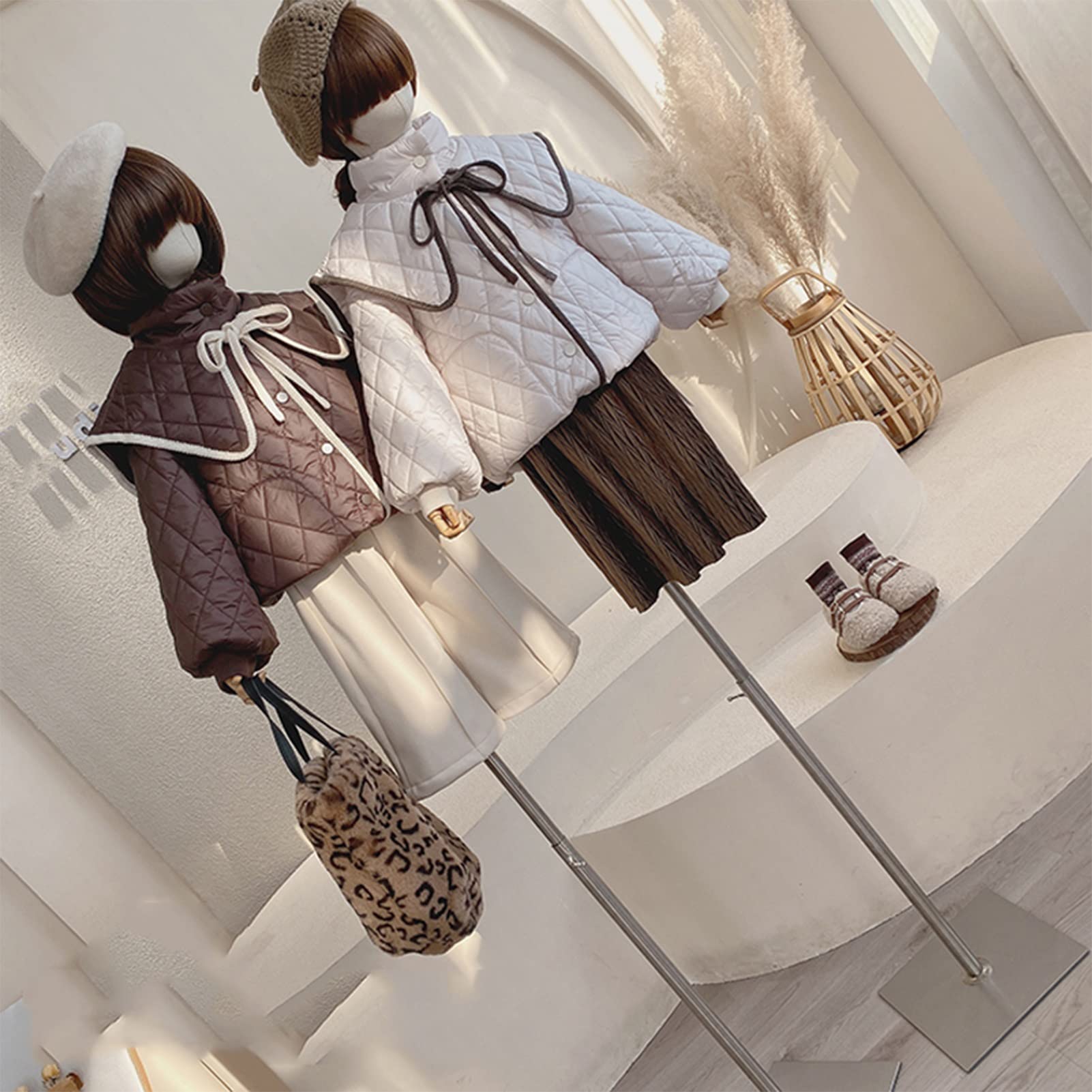 Maniquí Infantil para confección de Prendas, maniquí con Cabeza, Expositor de escaparate, Accesorios para Tiendas de Ropa Infantil.