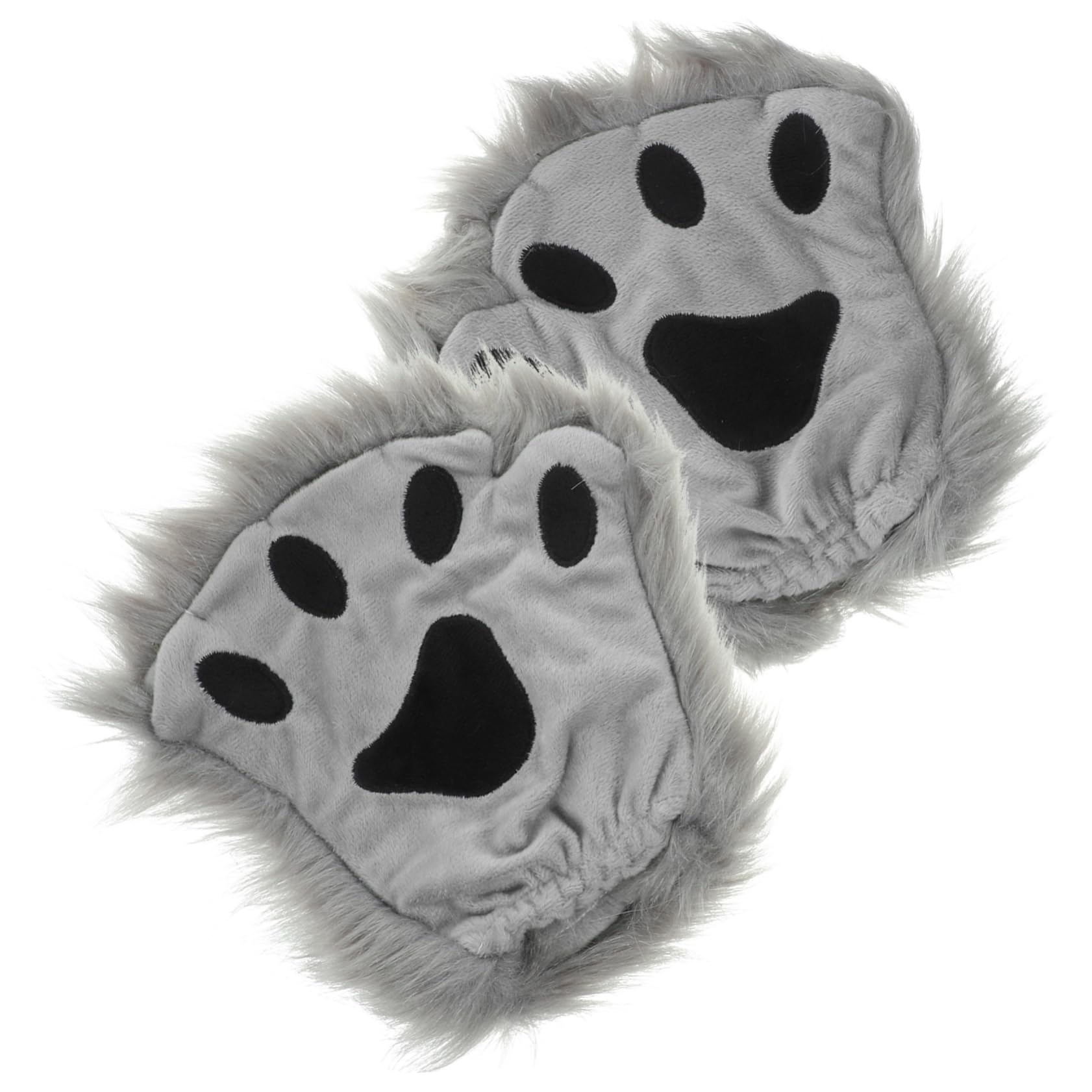 WOFASHPURET Halloween Hand Mitten Warm Half-finger Gloves in Faux for Boys and Girls and Adults
