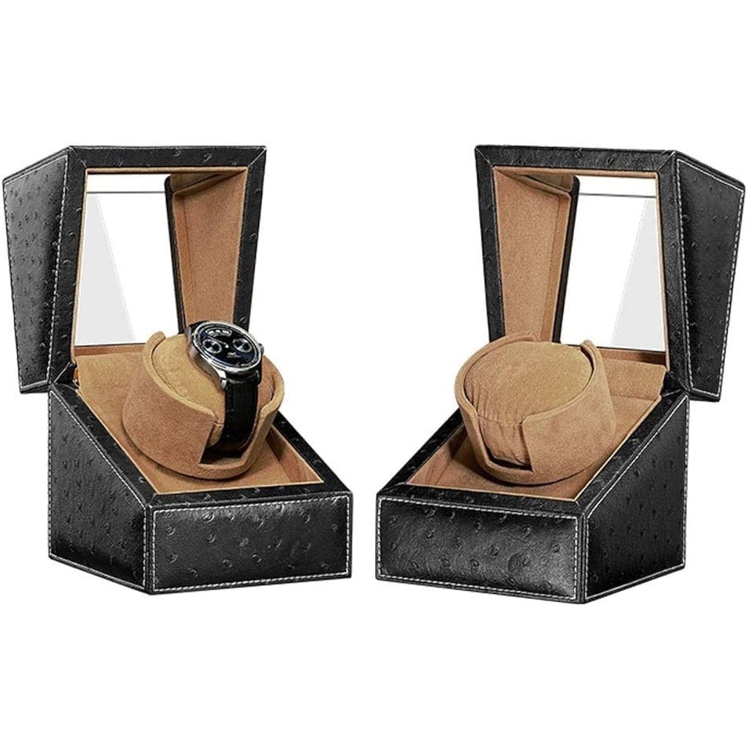 CGCSYZ Watch Winder for Automatic Watches, Soft Flexible Cushion, Wood Shell, Powered by Japanese Motor, Silent Operation