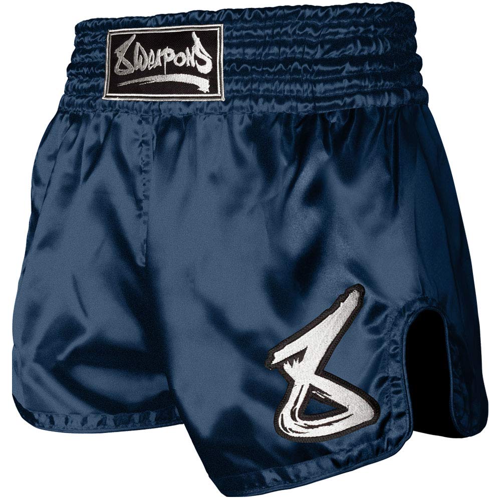 8 Weapons Strike Shorts, Navy-weiß
