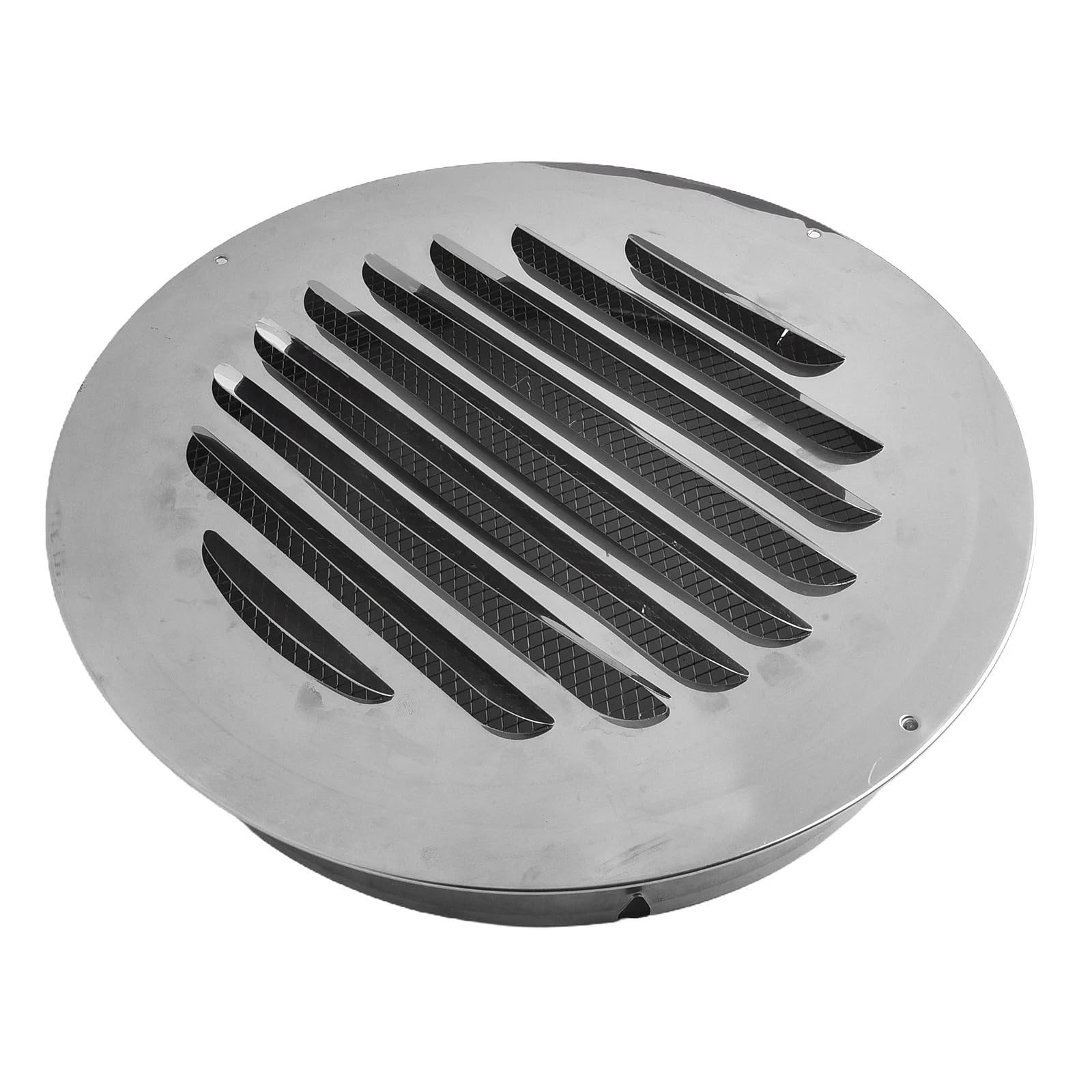 Ventilation Grilles Round Stainless Steel Air Vent Grille Home Exterior Wall Ducting Ventilation Tools Exhaust Hoods(300mm)