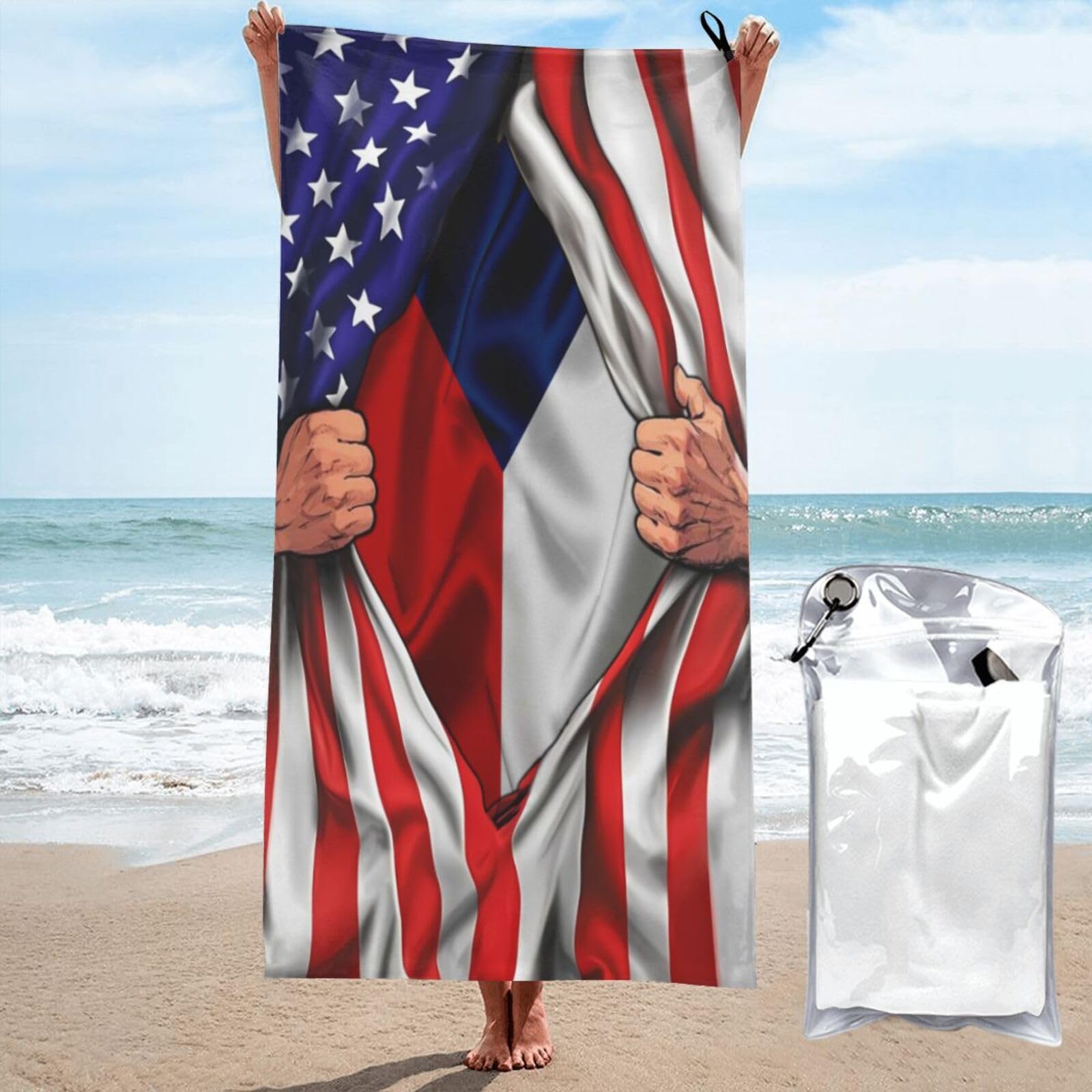 Serviette de plage anti-sable pour rester propre lors de vos voyages