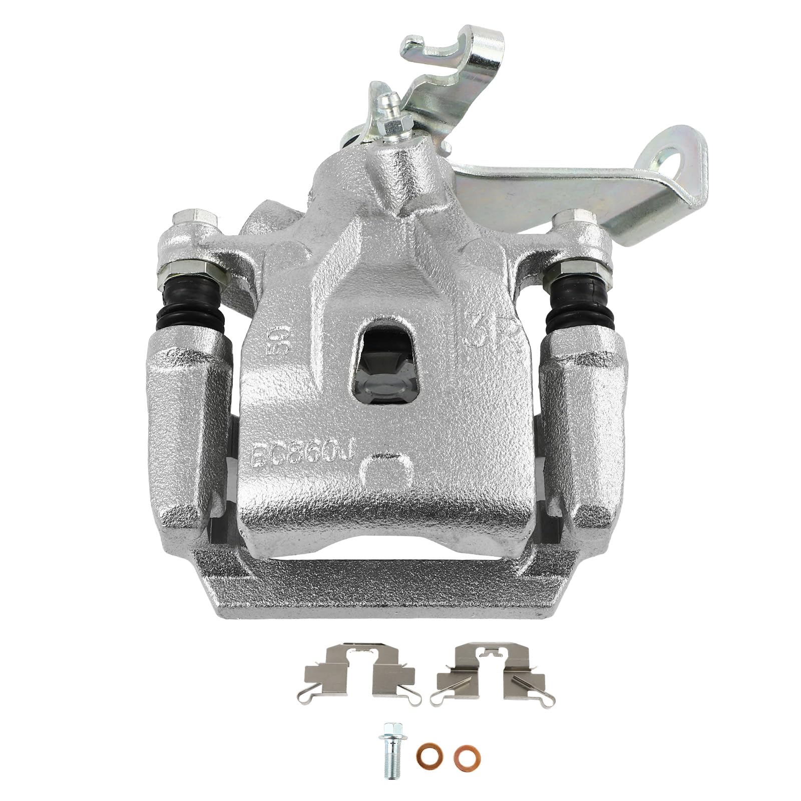 SCITOO 19B7122 Rear Right Disc Brake Caliper w/Bracket Fit For Mazda For CX-5 2013-2015, Single Piston