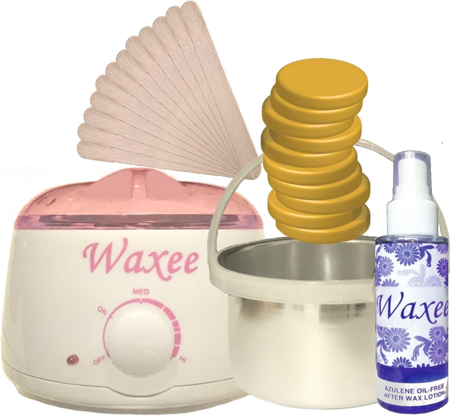 PROFESSIONAL / waxing at home, COMPLETE HAIR REMOVAL KIT hard FILM wax