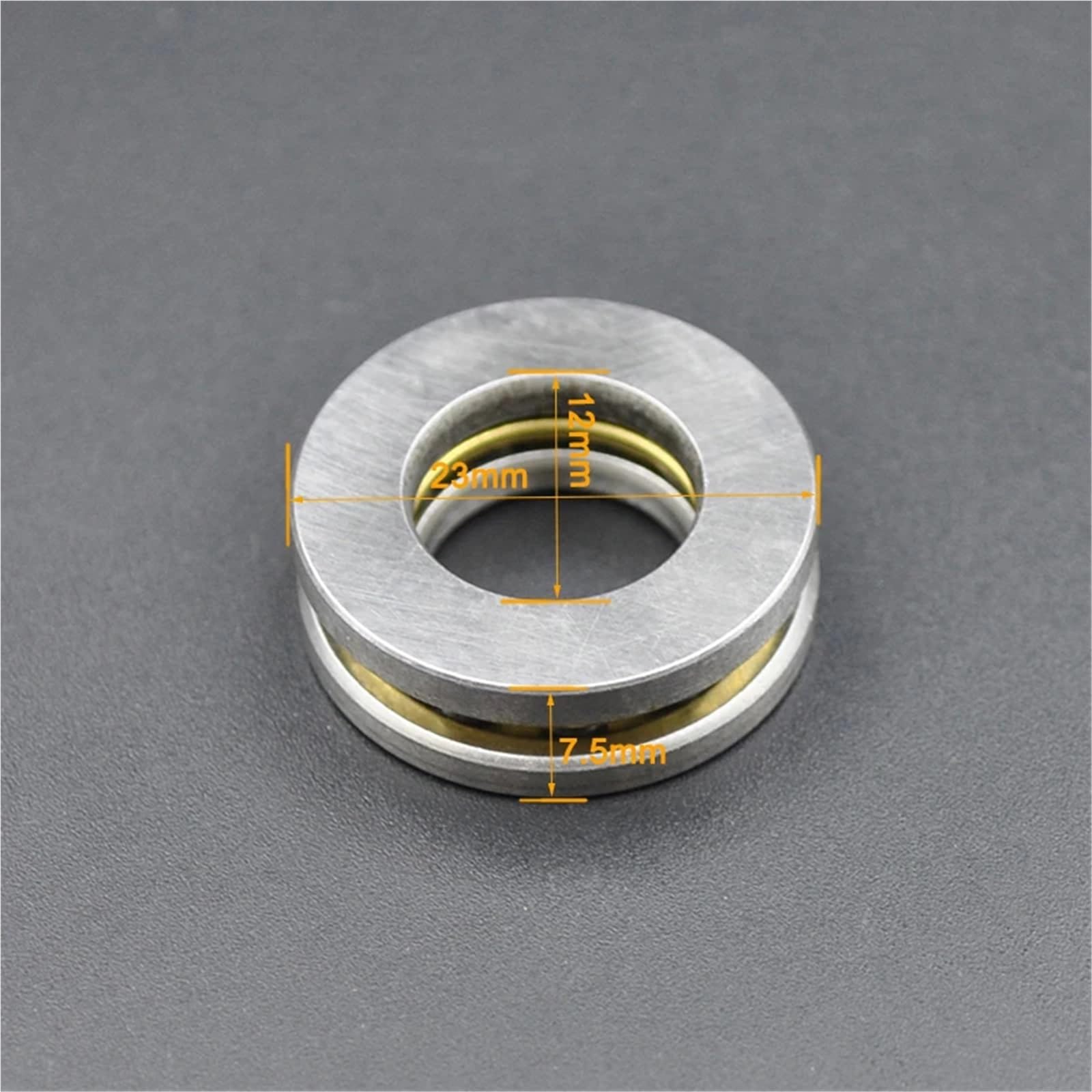 F12-23M miniaturowe łożysko, 12 x 23 x 7,5 mm, średnica wewnętrzna 12 mm, 2 sztuki