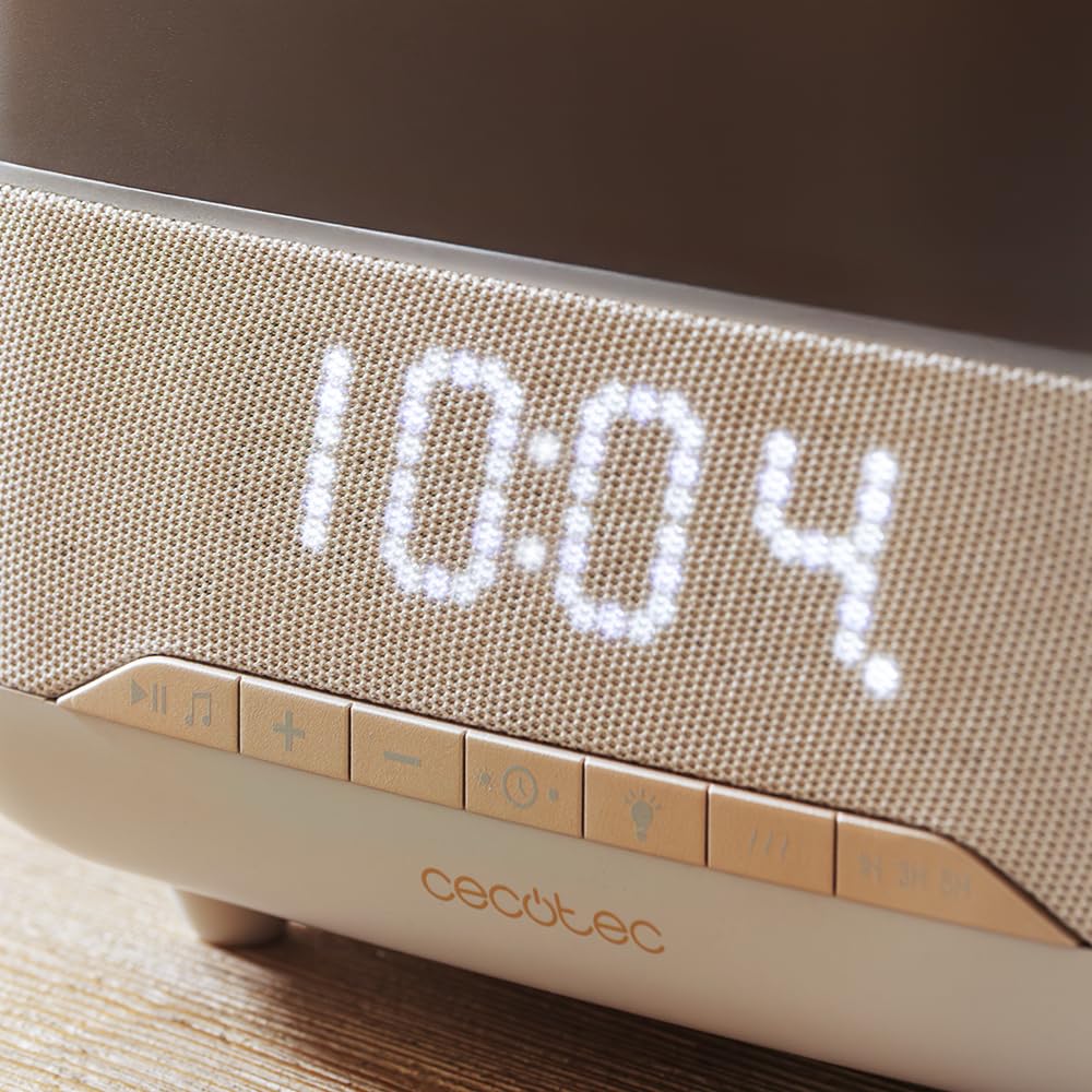 Cecotec PureAroma 1300 Hydra Speaker Difusor de Aromas Ultrasónico 300ml Bluetooth LED Temporizador 5h 3 Modos Vapor Aromaterapia