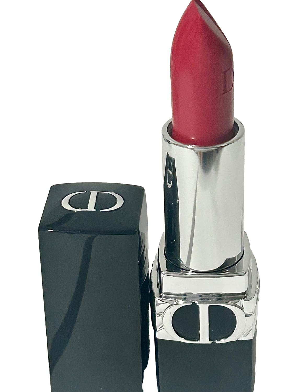Dior Rouge Lipstick Color # 999 SATIN BALM (FULL SIZE) 0.12 OZ / 3.5 G (NEW NO BOX/NEVER USED/NO BOX AS SHOWN)