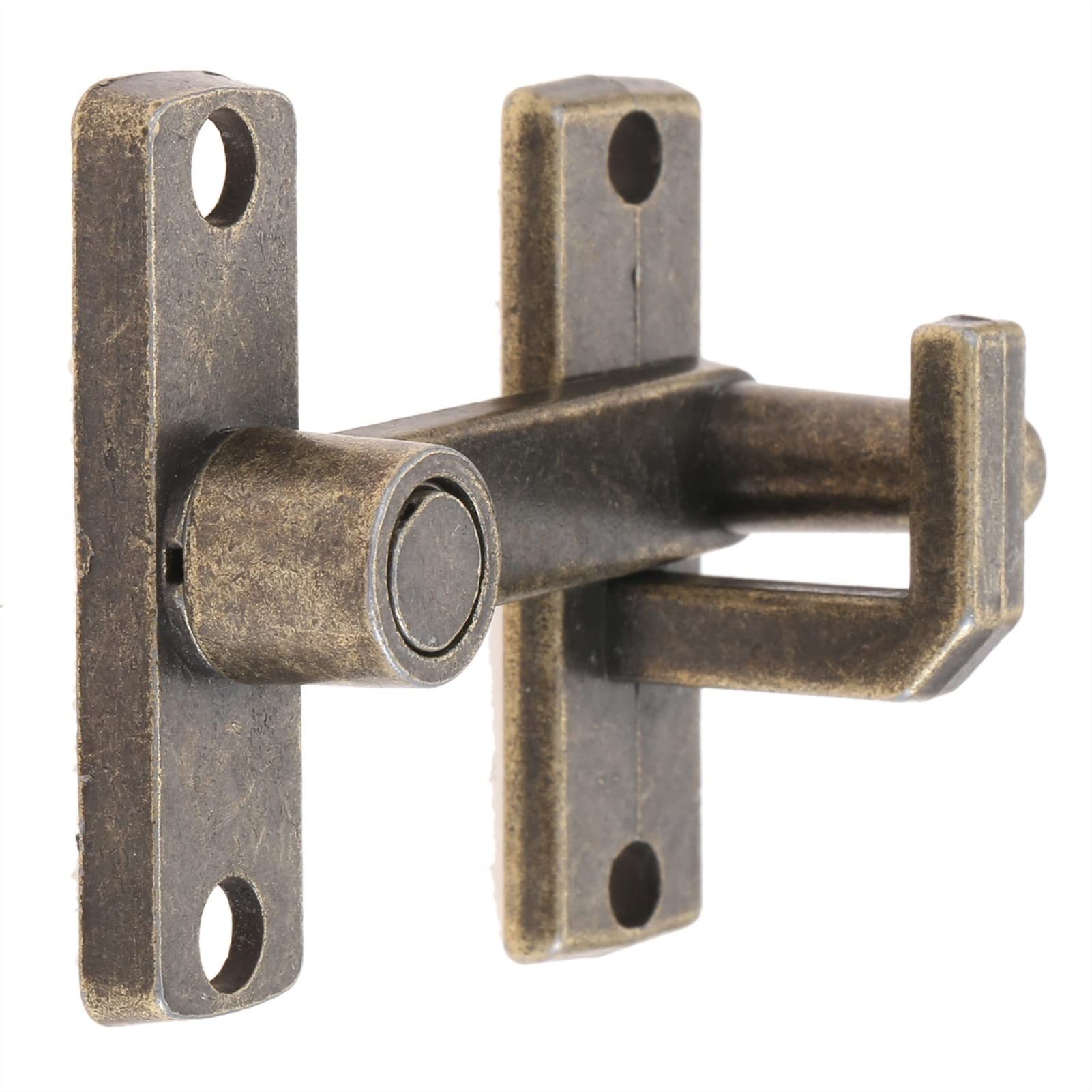 NVSFZGIYG Slide Latch,Gate Bolt Lock, Sliding Door, 1 PC Bronze Guard with Screws Window Handle Metal Home Safety Chain Hardware