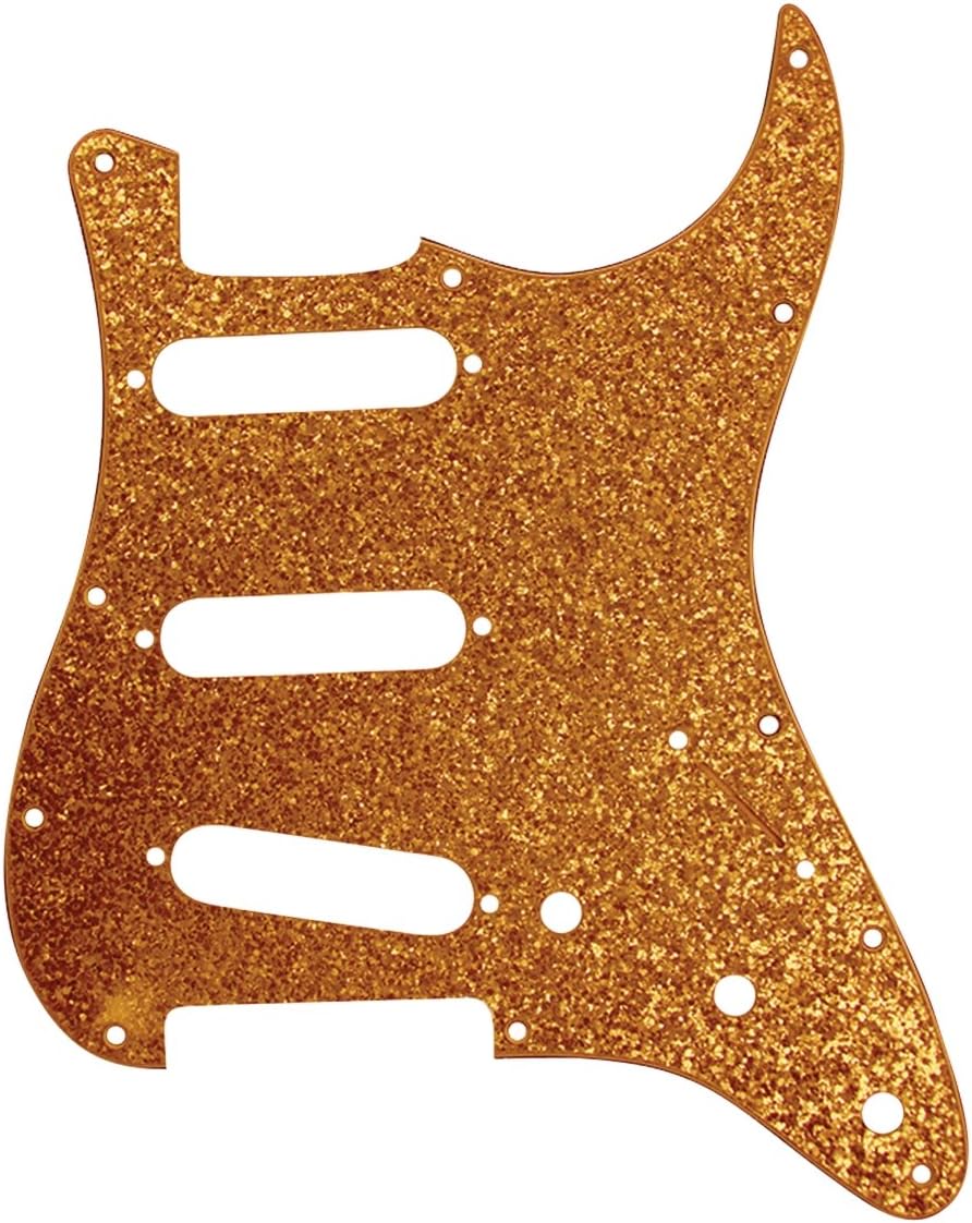D’Andrea Strat Pickguards for Electric Guitar, Gold Sparkle
