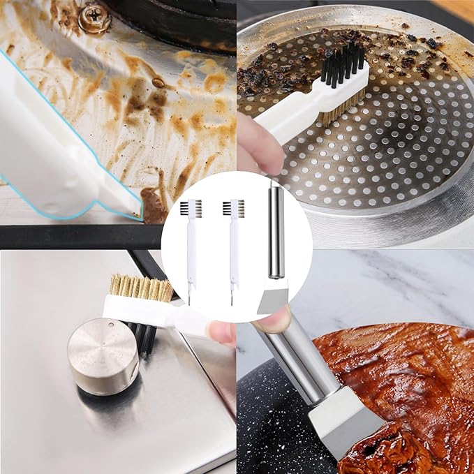 Kit de herramientas para limpieza de estufas 3 piezas miniatura 6