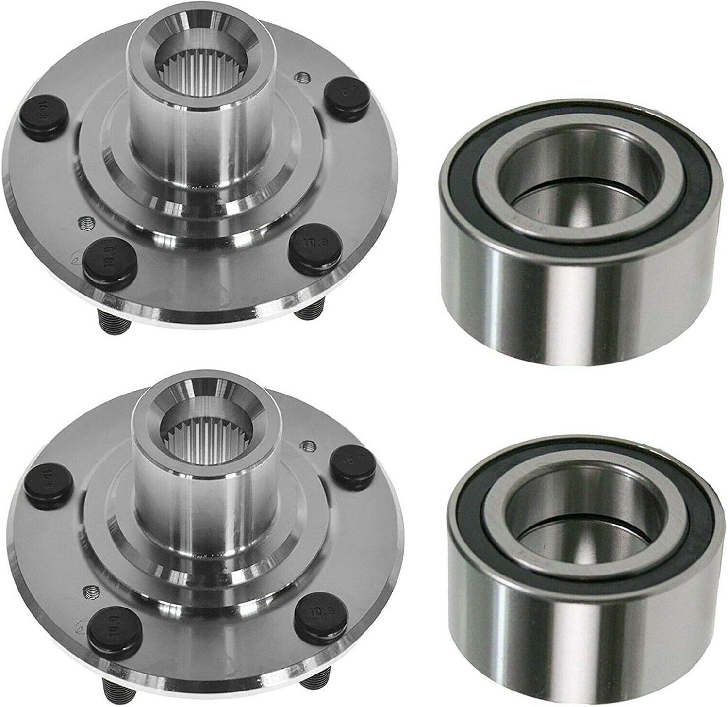 2 DTA Front Wheel Hub Wheel Bearing Repair Kits Compatible with 2014-2018 Ford Transit Connect. Replaces OEM# HUB266, 510110