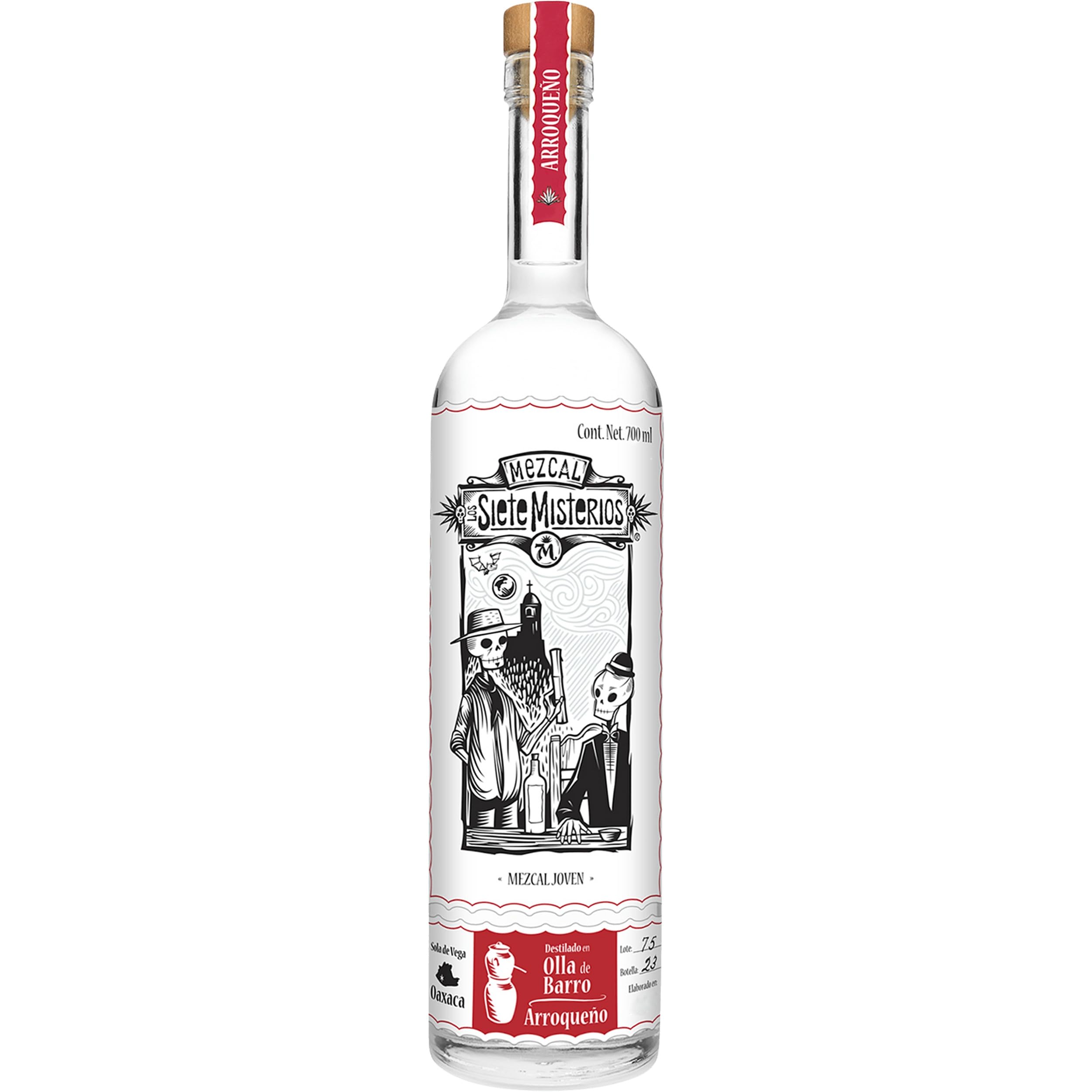 Los Siete Misterios Mezcal Arroqueño Mexiko inkl. FeinWert E-Book (1 x 0.7 l)