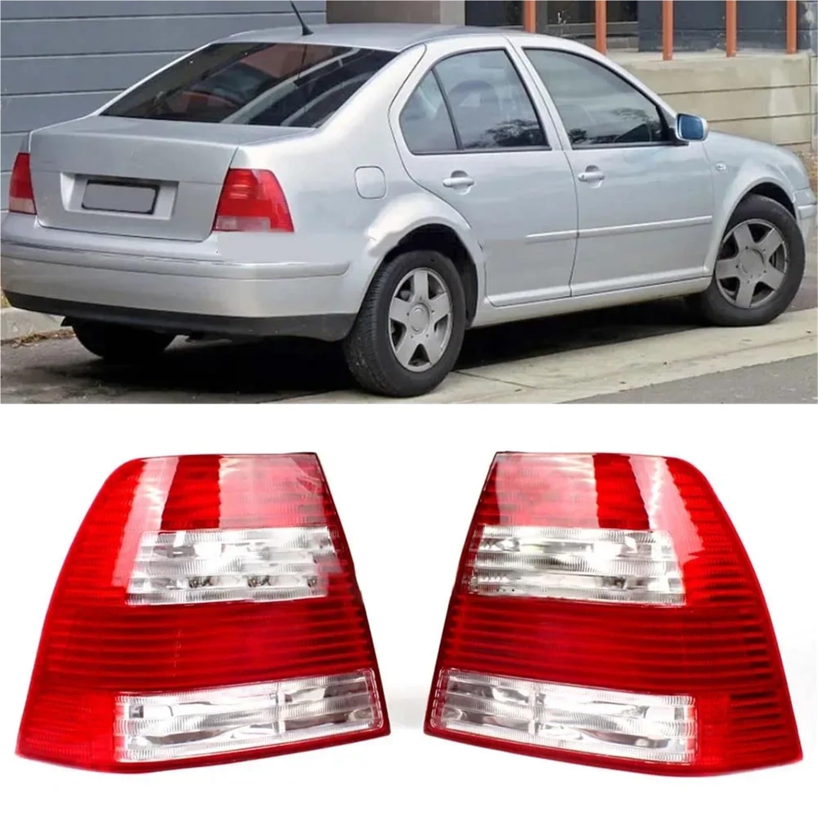 Lampa tylna zespolona Do Bora Jetta Mk4 1998-2006 Tylne światło ostrzegawcze Światło cofania(1Pc Right)