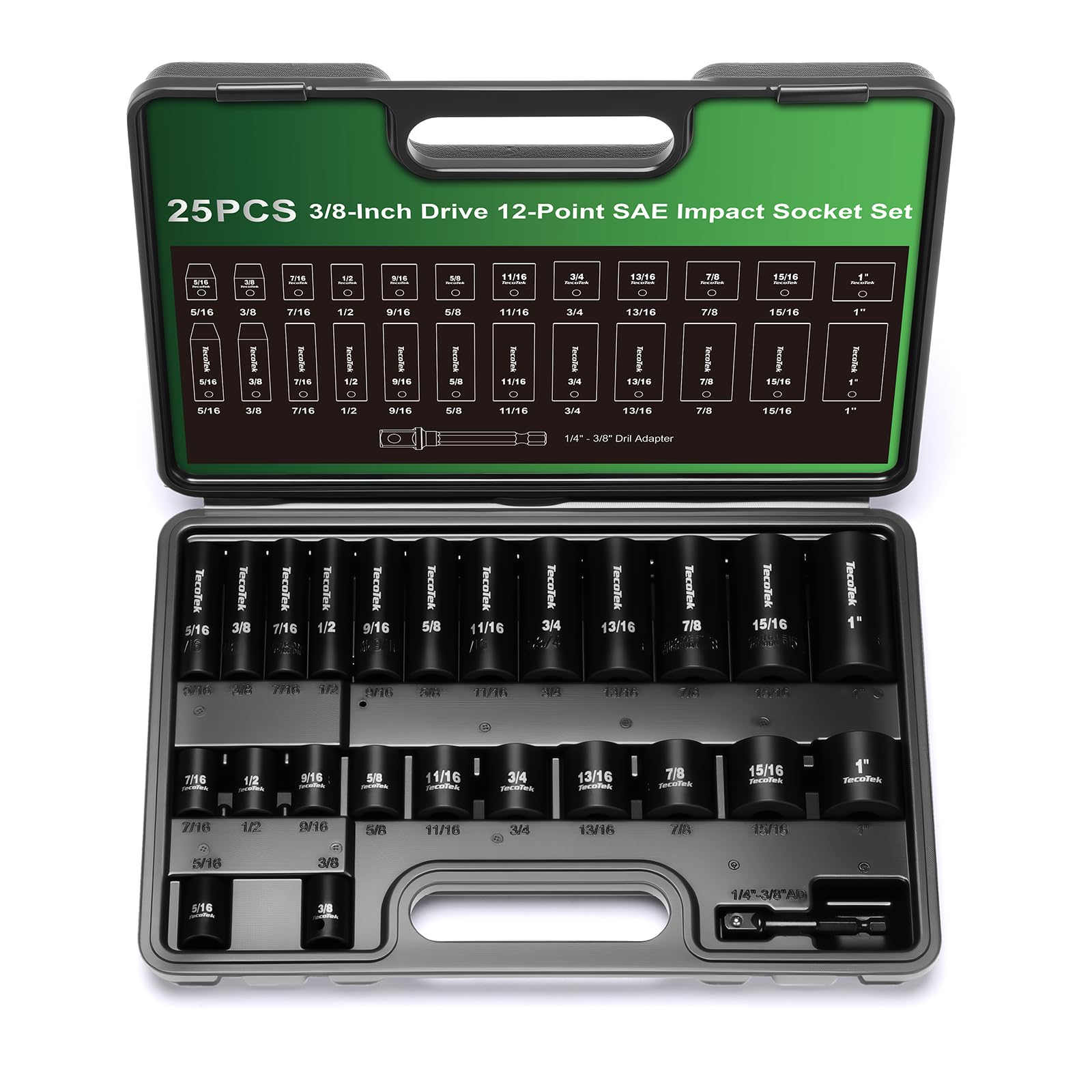TecoTek 25-Piece Socket Set