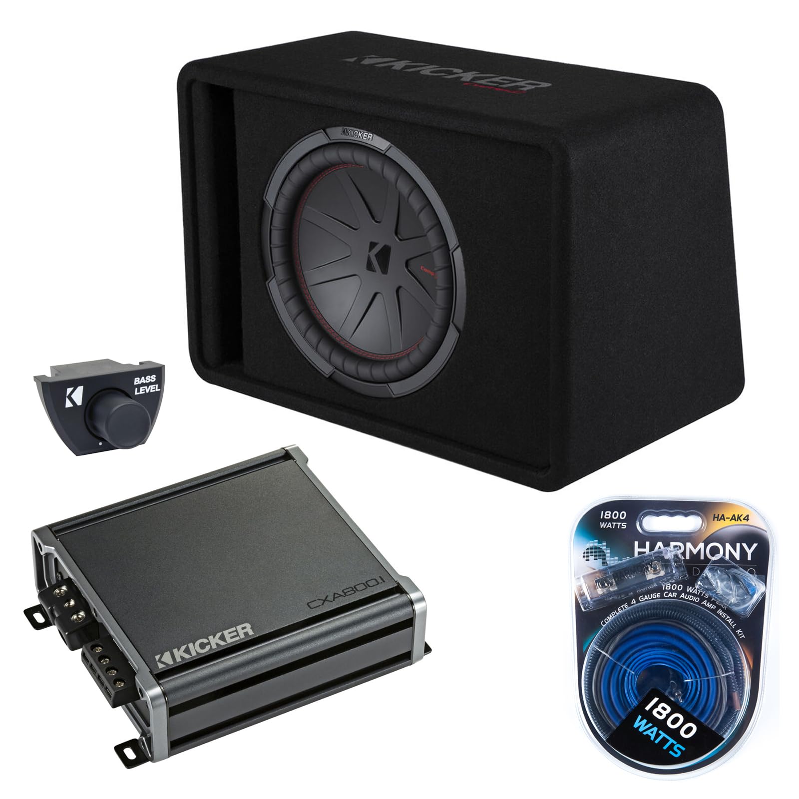 Amazon.com: Kicker 48VCWR122 CompR Series 500W RMS 2 Ohm Vented