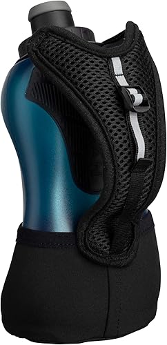 Miniatura 2 de Nathan Correr de mano rápido apretado. Correa de mano ajustable sin agarre. 12oz  18oz  Aislado. Botella de agua de hidratación reflectante. (18oz,