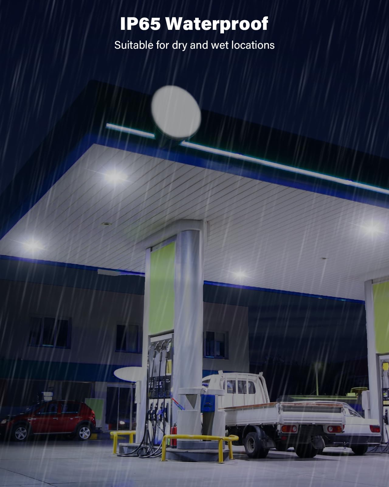 150W UFO LED High Bay Light 21 000LM LED Shop Lights Fixture with US Plug 5ft Cable 5000K — view 6