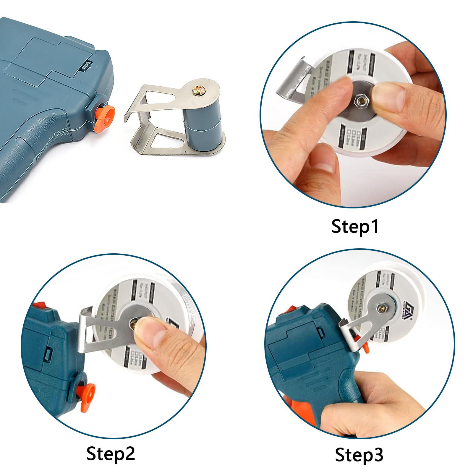 Kit de Soldadores de Estaño 60W, Pistola Manual Estación De Soldador Marco De Estaño Autónomo Funciona Con Una Sola Mano Herramienta De Soldadura para Reparaciones Electrónicas
