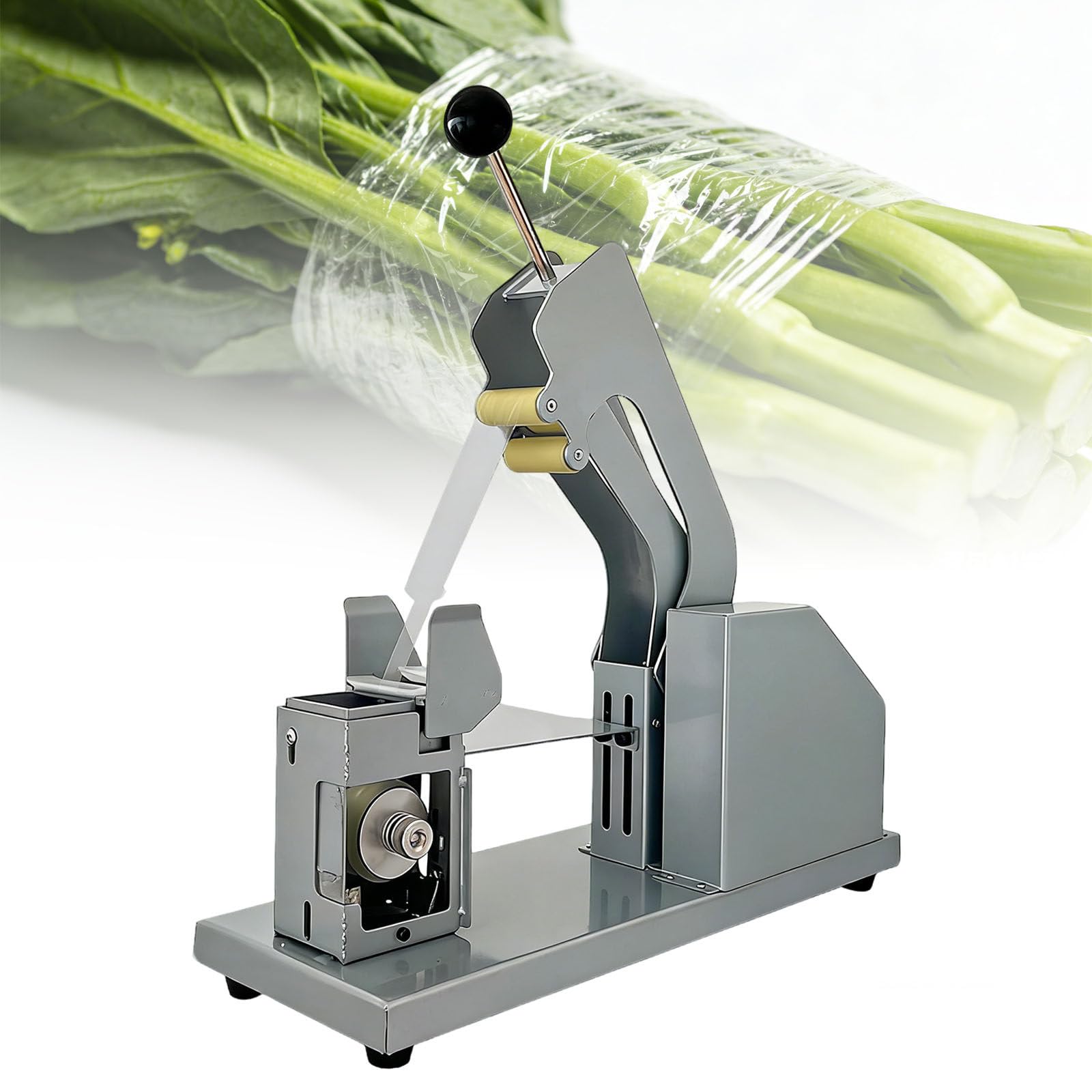 XNZJHPP Professional Vegetable Packing Machine,Strapping Machine for Efficient Packaging,Adjustable Height for Supermarkets,Farms,Vegetable Strapping Machine