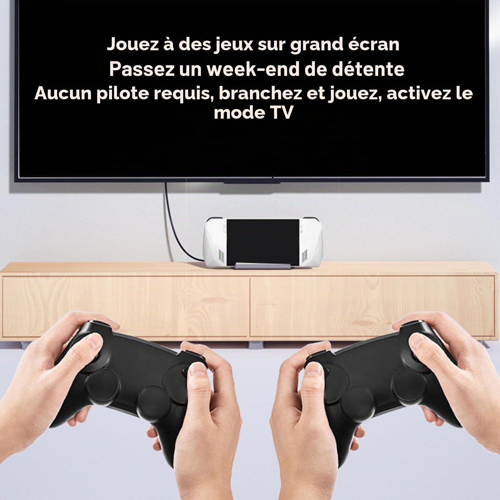 Station d'accueil pour Steam Deck et ROG Ally, Station d'accueil Steam Deck 10 en 1 avec HDMI 2.0 4K @ 60 Hz, Gigabit Ethernet, 2 X USB 3.1, 3 X USB 2.0, Port de USB C PD
