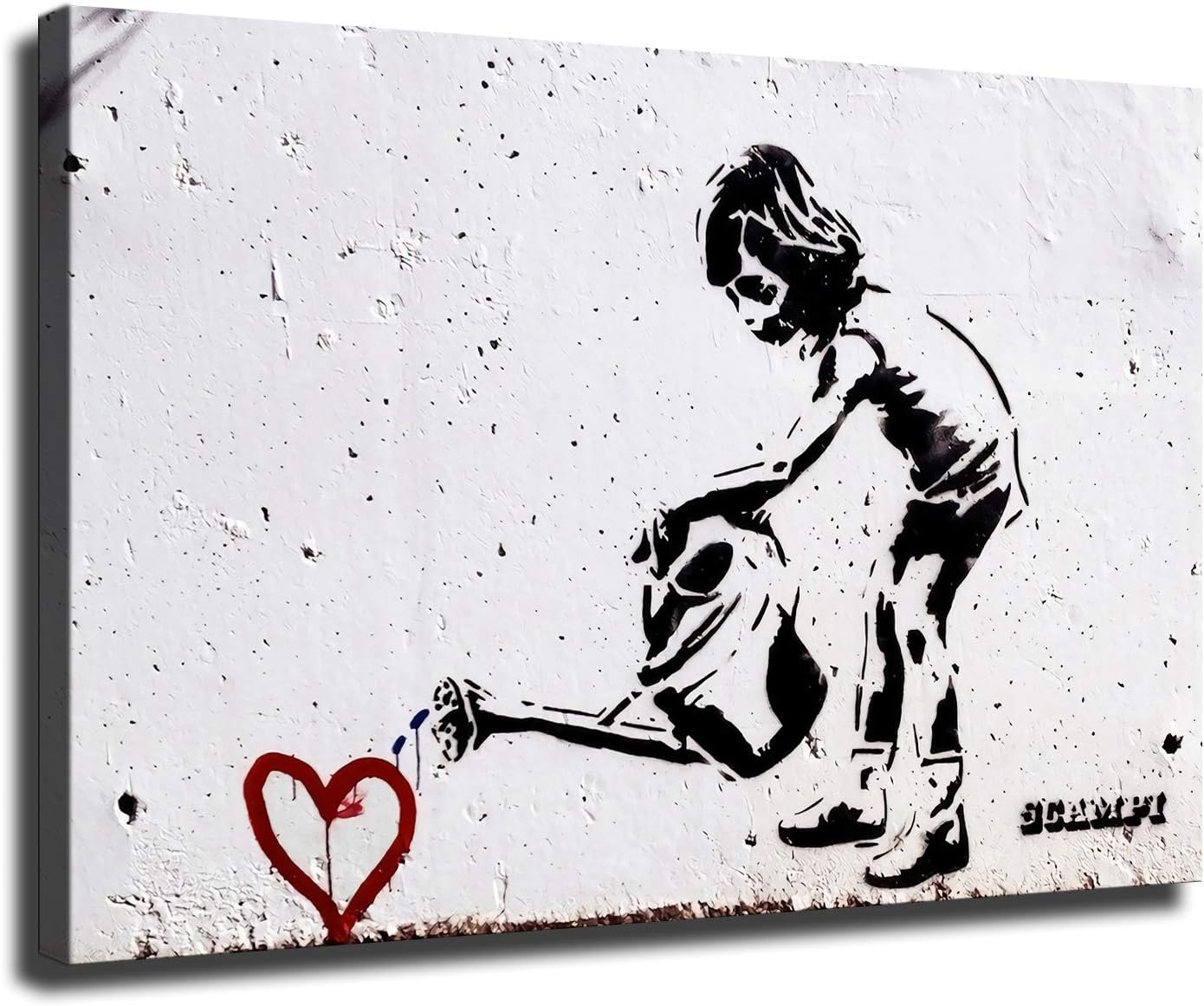 Canvas Wall Art Banksy Poster Banksys Wall Painting Home