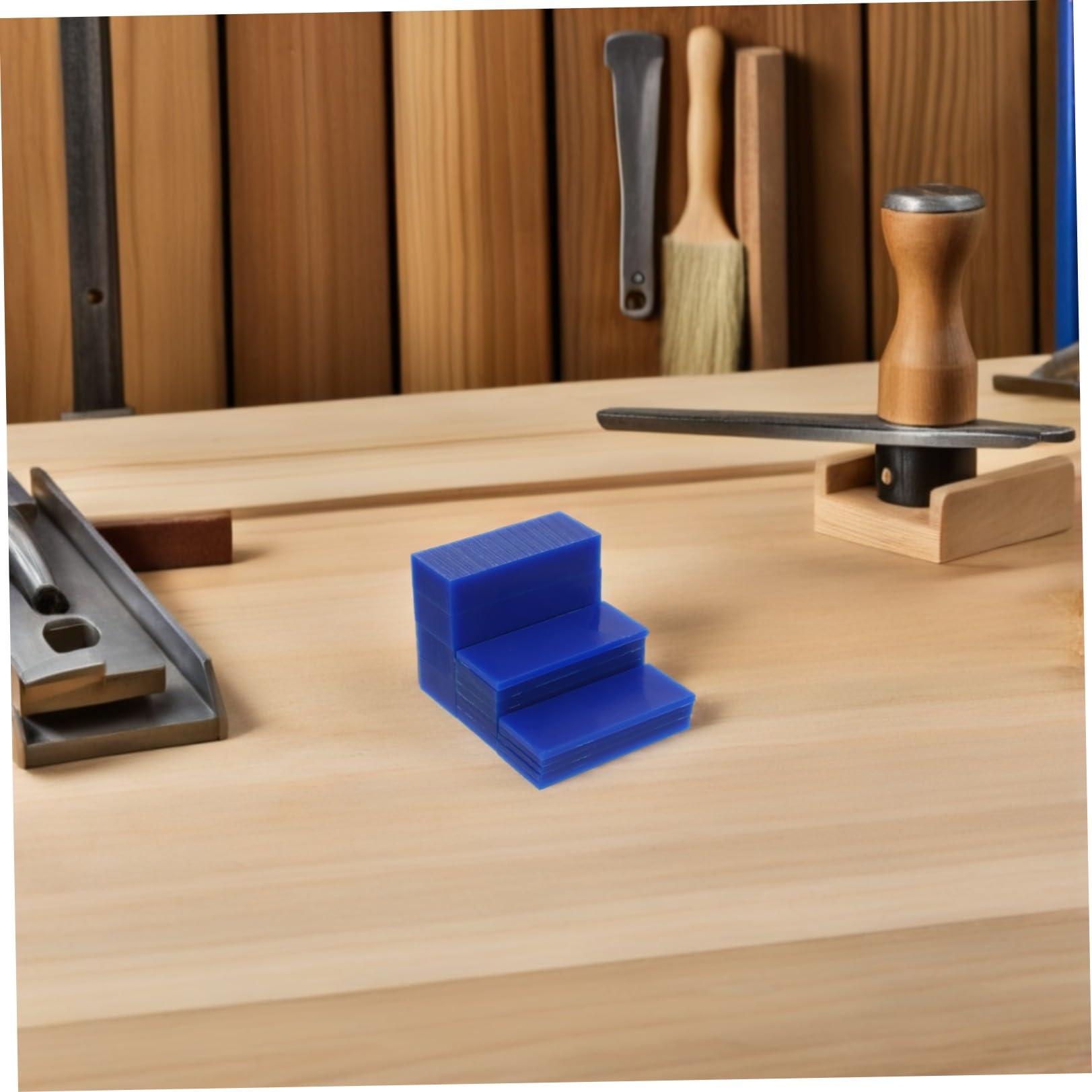 POPETPOP 15 Pezzi Fogli di Cera per Modellare Gioielli Incisione Facile, Cera Modellante Blu per Progetti Artigianali e Incisioni Precise