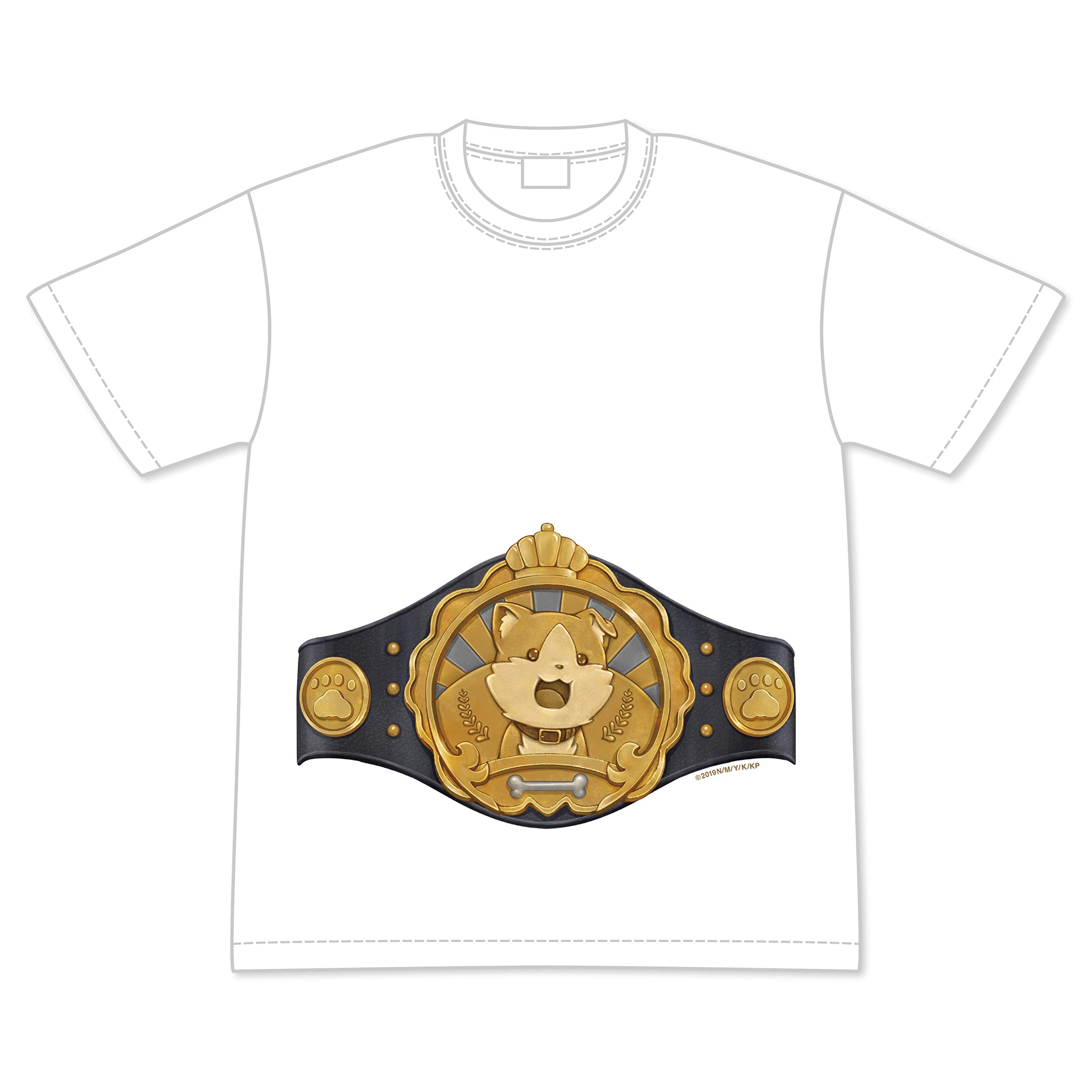 Amazon.co.jp: 旗揚！けものみち ひろゆきチャンピオンベルトTシャツ
