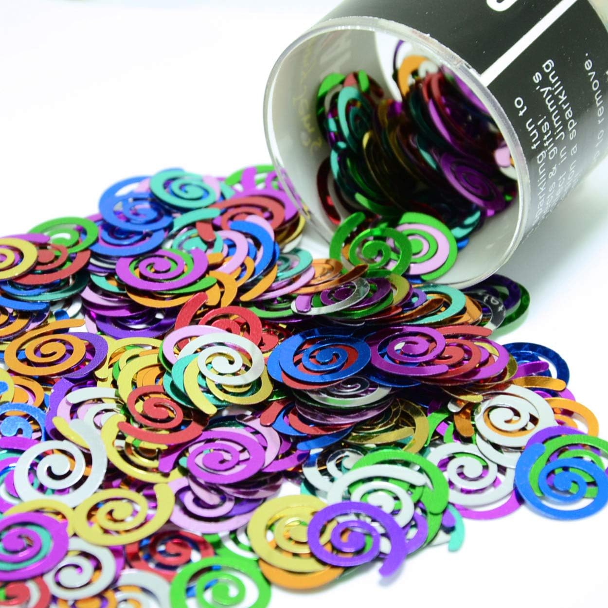 Confetti Curly Q MultiColors - 3 Half Oz Bags (1.5 oz) #9542