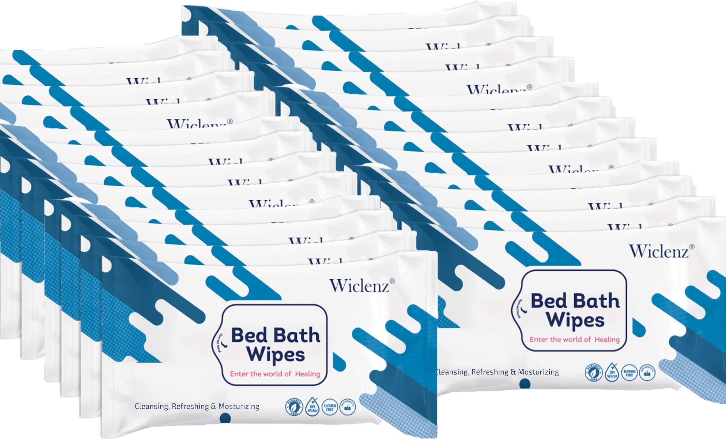 Complete Care Bath In Bed Wipes - Full Box Of 24 Packs