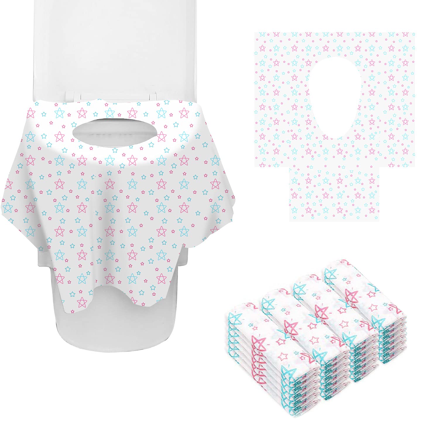 Buy Toilet Seat Covers Disposable 20 Pack XL Potty Training Toilet,Individually Wrapped