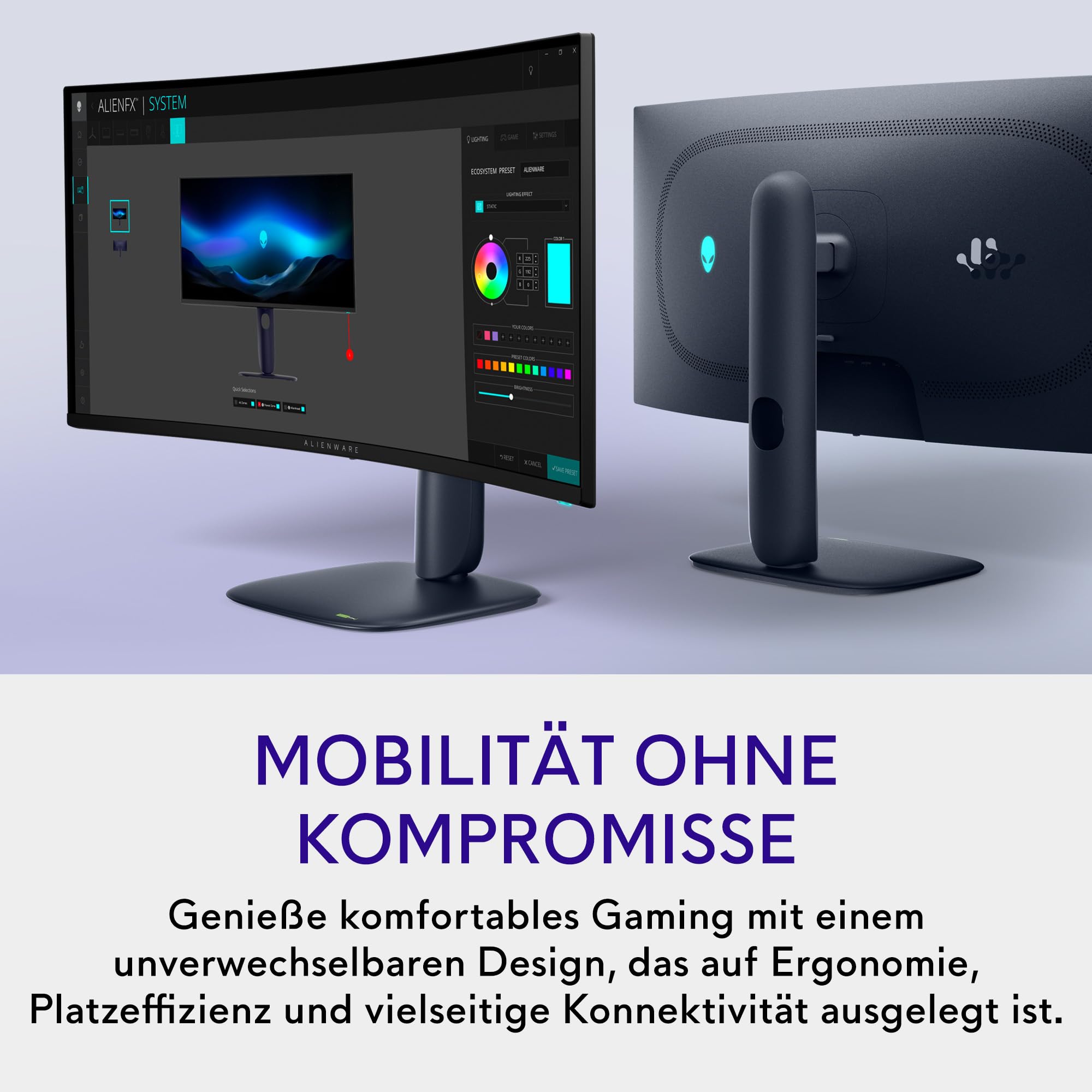 Alienware AW3425DW 34" WQHD 240Hz QD OLED Gaming Monitor, 21:9 1800R Curved, 0.03ms, G-SYNC, FreeSync Premium Pro, HDR True Black 400