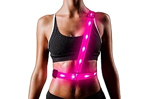 USB-Powered LED Luminous Safety Vest for Enhanced Nighttime Visibility